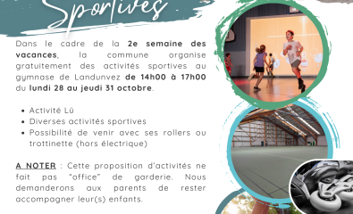 Activités Sportives - vacances de La Toussaint