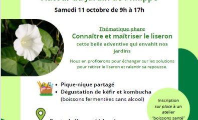 Journée d’entretien du Jardin géré par la nouvelle association “Autour du Jardin de Philippe”