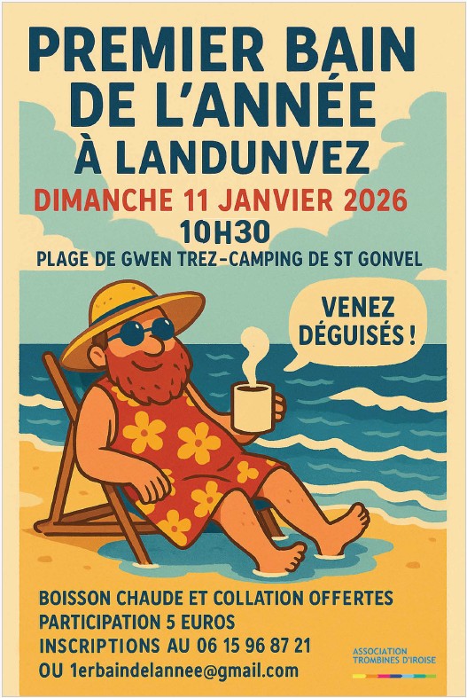 1er bain de l'annee